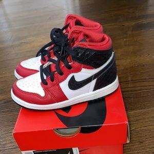 Red black and white Jordan 1 retro